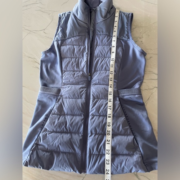Women's Lululemon Down For It All Vest-Goose Down-Peri Purple-Size 4 - Picture 5 of 10